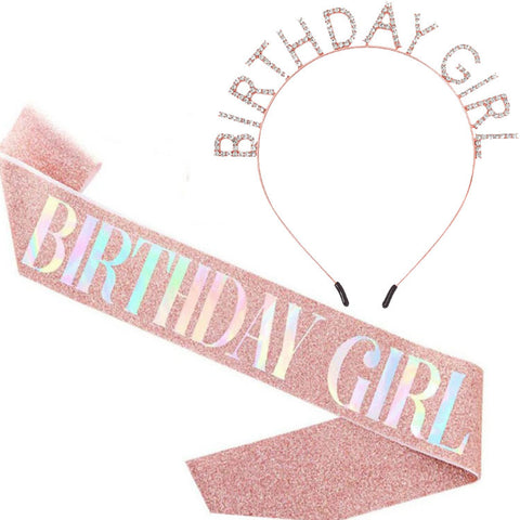 Birthday Girl Headband Set