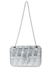 Doniese Rhinestone Pearl Evening Bag