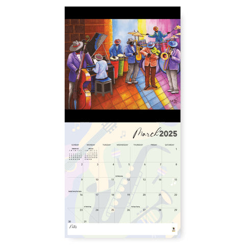 All That Jazz Wall Calendar