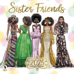 Sister Friends Wall Calendar