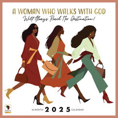 Woman Who Walks With God Wall Calendar