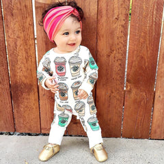 Coffee Starbucks Frappuccino Baby Romper Outfit